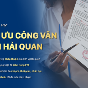 Dịch vụ tư vấn tối ưu công văn gửi hải quan